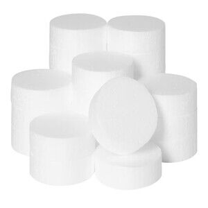 24 Pack Foam Circles for Crafts - 3 Inch Round New